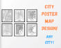 create incredible city poster map wall art
