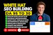 do whitehat monthly SEO backlinks with premium link building