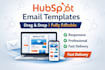 build editable hubspot email templates with drag and drop modules