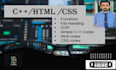 do cpp html CSS coding