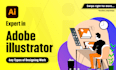 do graphic illustrator work and design anything in adobe illustrator