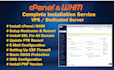 do cpanel and whm complete install and configure