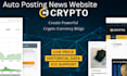 create a crypto bitcoin autopilot news site