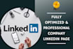 create and optimize your linkedin company page