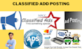 do classified ads posting on top classified ad posting websites