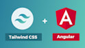 develop angular web page design using tailwindcss