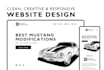 create a clean, creative and responsive website design