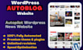 create autopilot news website