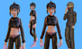 model custom anime characters in 3d for games, animation, or vtubers