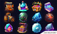 make 2d icons, objects, assets, props for your game