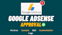 get google adsense approval on any website