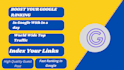 index your backlinks and website  in google within a day