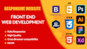 your front end web developer front end developer html css bootstrap website