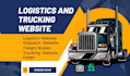 create logistics website, dispatch, trucking, cargo and freight broker website