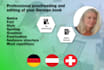 professionally edit and proofread your german book