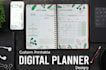 design custom digital planner, journal, calendar for you