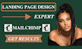 do mailchimp landing page, getresponse email automation