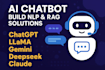 do nlp, ai agents chatbot, mcp, rag, chatgpt, llama, gemini, deepseek, claude