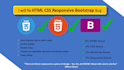 fix html, css and bootstrap responsive bugs