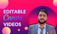 create editable canva videos