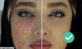 retouch face on video