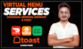 make doordash virtual menu with modifiers for you