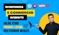 create wordpress ecommerce website or online store with elementor