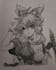 do anime line art and sketch