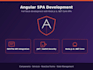 develop angular spa with rest API integration