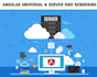 implement server side rendering and prerendering in angular , for SEO