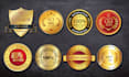 design luxury badge, seal, certification stamp, award logo