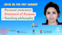 shine your personal statement and statement of purpose