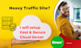 backup, migrate, fix server issues of any cloud server of heavy traffic site