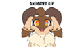 make a cute gif of your fursona