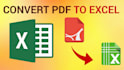 transcribe your pdf in excel