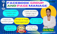 setup and manage facebook group or page properly