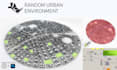 architecture urban 3d model in rhino