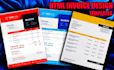 design an invoice template by using HTML CSS