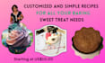 provide customized delicious cake baking recipes