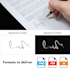 redraw your signature from scratch