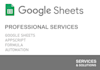 be your google sheets expert