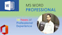 professionally format,design,edit,ms word documents,reports,thesis,dissertation