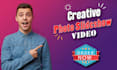 create  professional photo slideshow video with background music