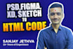 convert psd to responsive html
