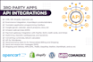 do API development or integrations for any type of API