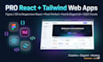 convert figma design to responsive react website, figma to react tailwindcss