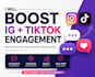 boost your ig and tiktok engagement with authentic comments