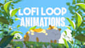 create an anime animated lofi loop illustration