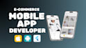 develop a complete ecommerce app using flutter for android and ios