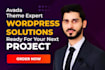 be avada theme expert, wordpress avada, avada builder, avada customization